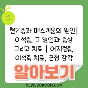 현기증과 메스꺼움의 원인| 이석증, 그 원인과 증상 그리고 치료 | 어지럼증, 이석증 치료, 균형 감각