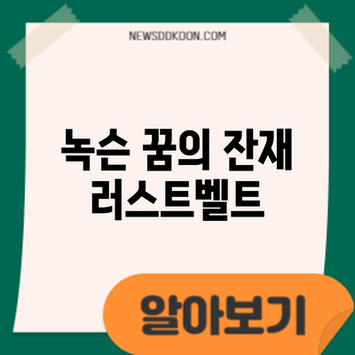 녹슨 꿈의 잔재: 러스트벨트