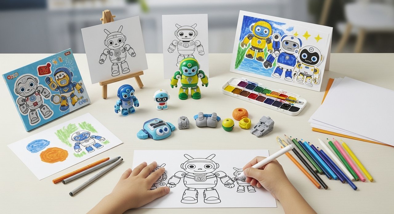 또봇 로봇 따라 그리기 미술 놀이 활용법 7가지 비법