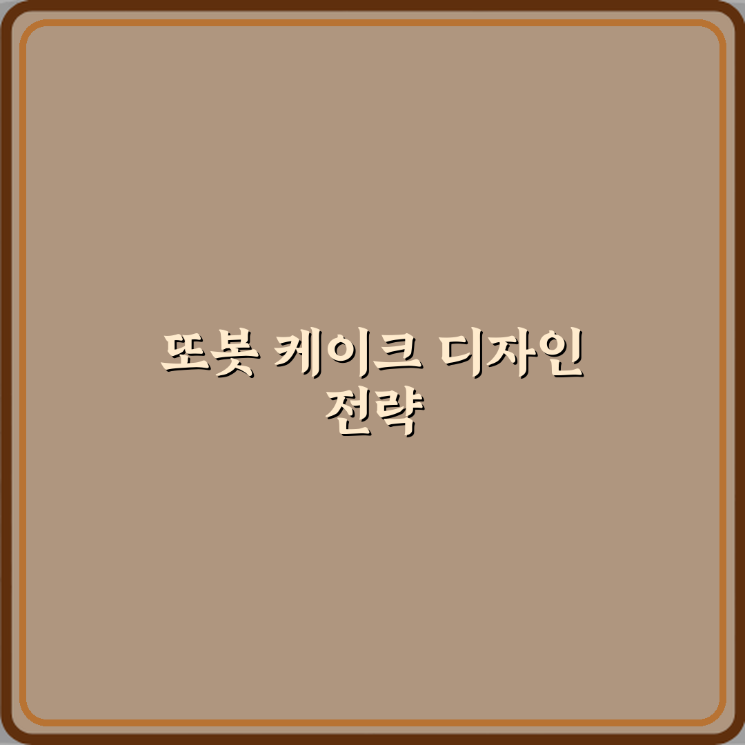 또봇 파티용 케이크 디자인 추천 완벽가이드: 7가지 핵심 노하우